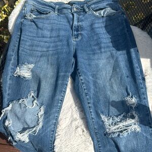 Judy Blue Distressed jeans size 16w